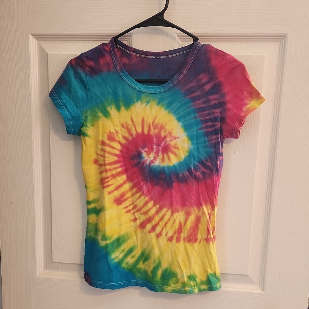 Colorful Tie-Dye Women's Top